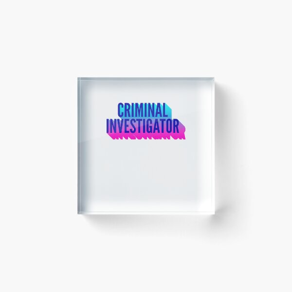 Item preview, Criminal Investigator With Long Gradient Shadow designed and sold by SVPOD.
