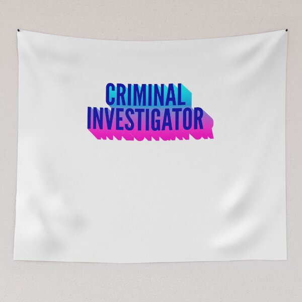 Item preview, Criminal Investigator With Long Gradient Shadow designed and sold by SVPOD.