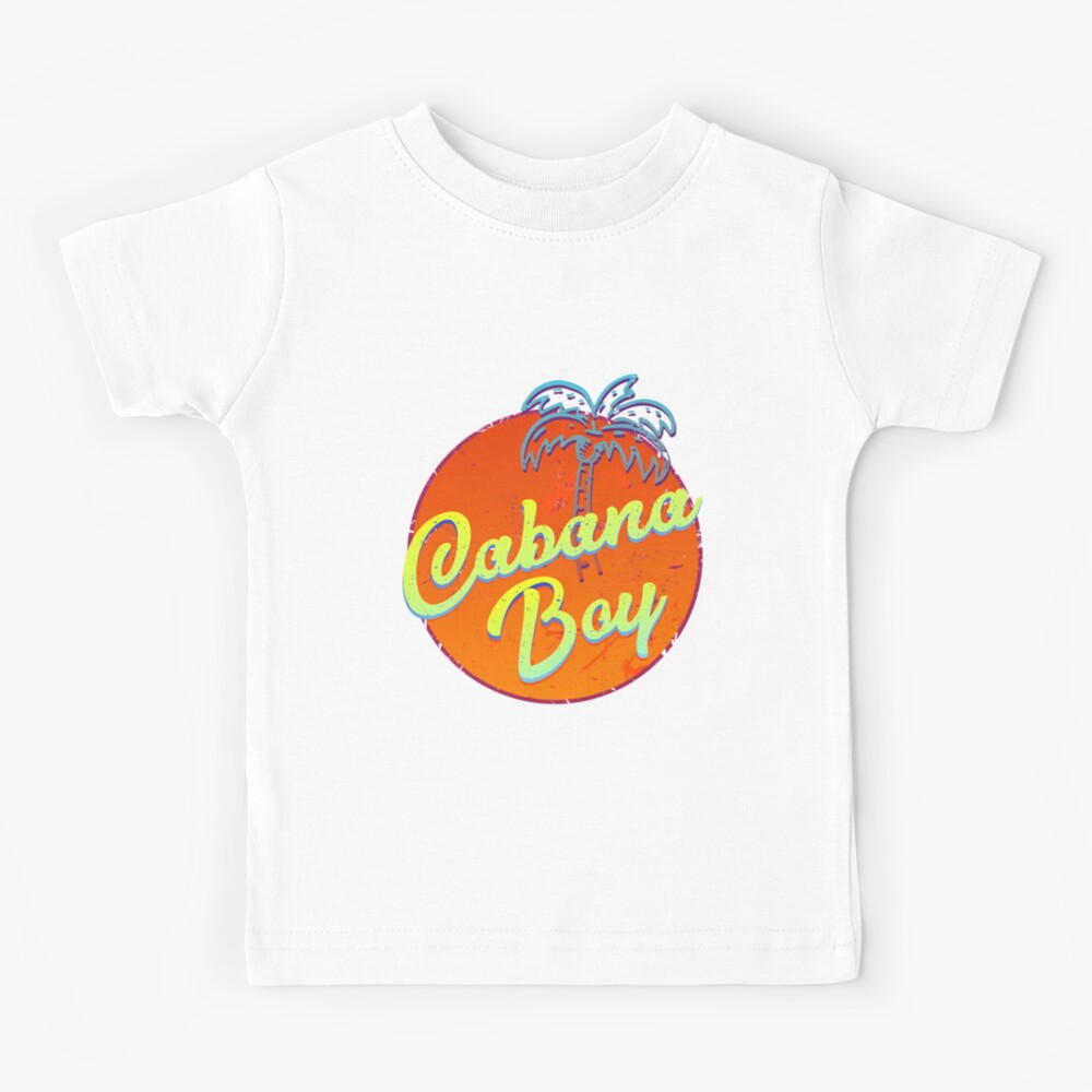"Cabana Boy Funny Pool Boy Palm" Kids TShirt by augenpulver Redbubble