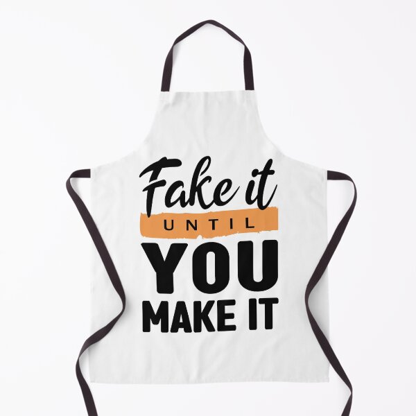 Item preview, Fake it until you make it - Self improvement quotes designed and sold by Alice-Elgawi.
