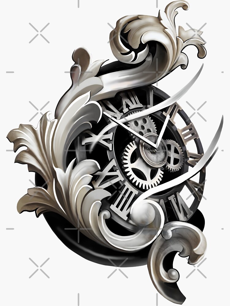 Clock gears tattoo : r/TattooDesigns