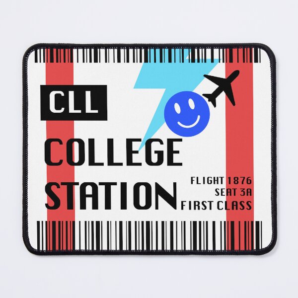 Item preview, College Station Plane Ticket designed and sold by gabbyyhorne.