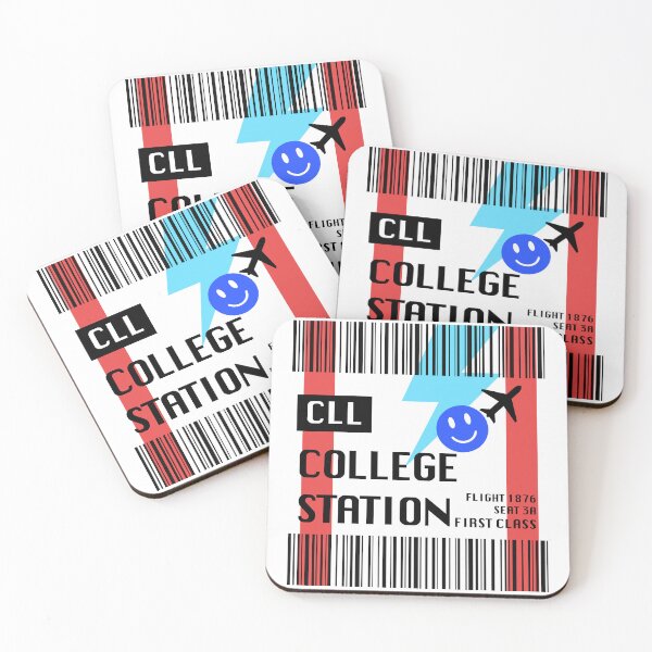 Item preview, College Station Plane Ticket designed and sold by gabbyyhorne.