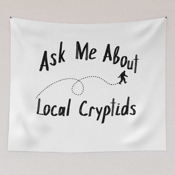 Item preview, Ask Me - Local Cryptids designed and sold by sunlightjay.