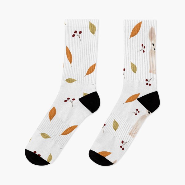 Item preview, Fennec Fox with autumn leaves and red berries. Pattern designed and sold by StacyMint.