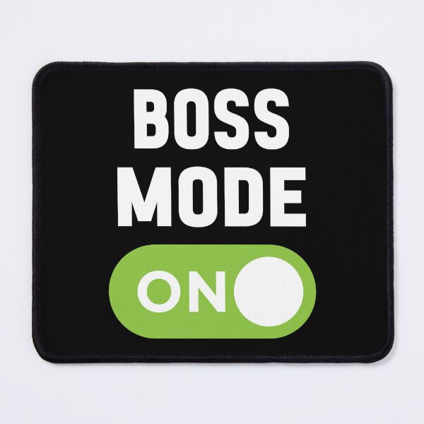 Item preview, Boss Mode On designed and sold by freshLayer.