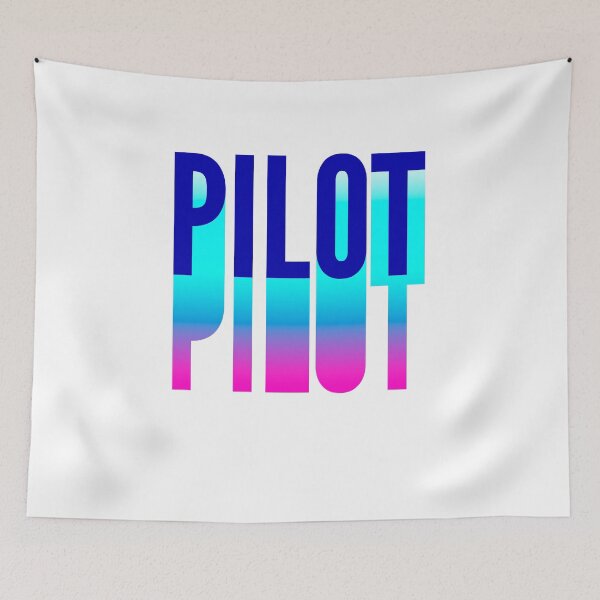 Item preview, Pilot With Long Gradient Shadow designed and sold by SVPOD.