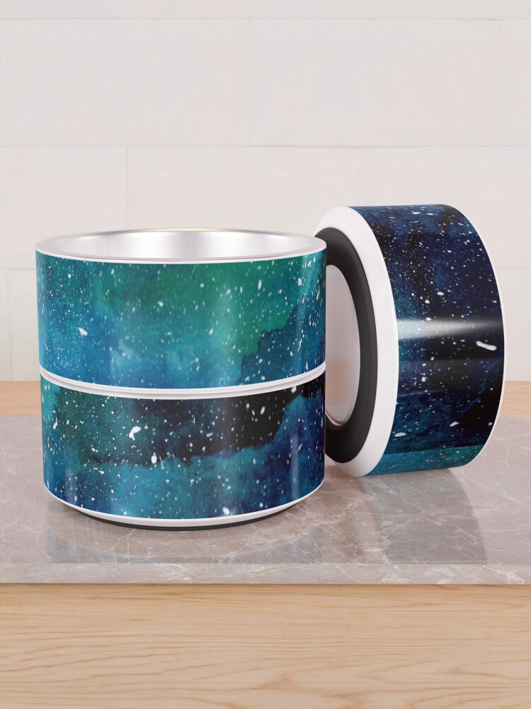 Alternate view of Emerald Galaxy Pet Bowl