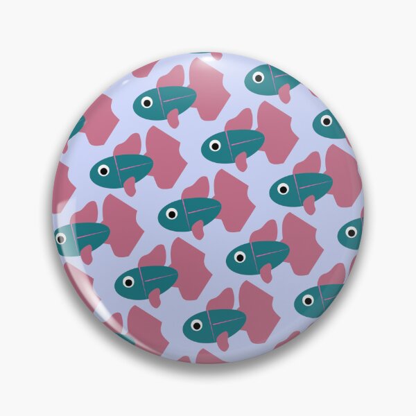 Item preview, Betta Fish Pattern designed and sold by bunhuggerdesign.