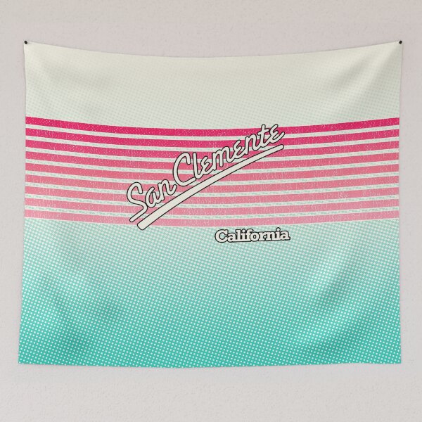 Item preview, San Clemente, California | Surf Stripes designed and sold by retroready.
