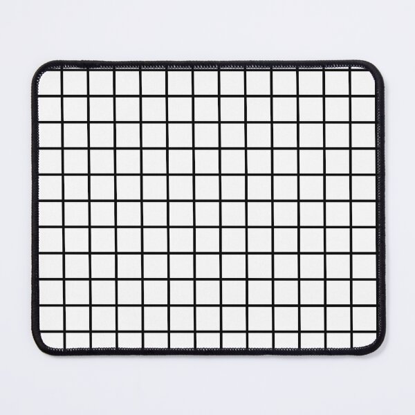 Item preview, White and black windowpane pattern designed and sold by iCraftCafe.