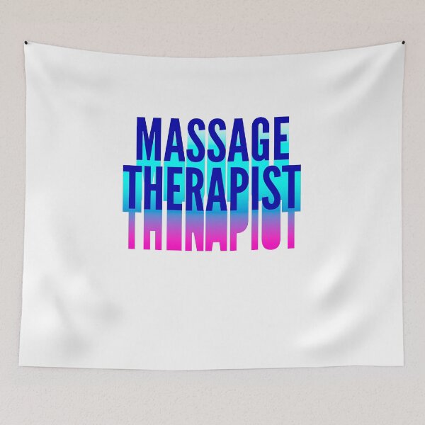 Item preview, Massage Therapist With Long Gradient Shadow designed and sold by SVPOD.
