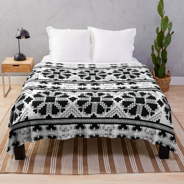 Item preview, Romanian folk motif from Bessarabia (1) Basarabia embroidery in black and white designed and sold by folkyouall.