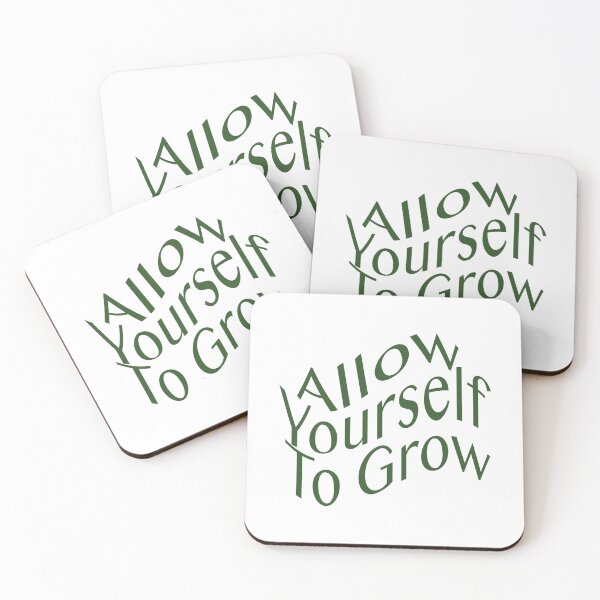 Item preview, Allow yourself to grow quote inspiration  designed and sold by Gracie_Designs.