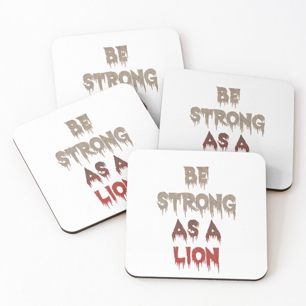 Item preview, be strong as a lion designed and sold by earth wings.