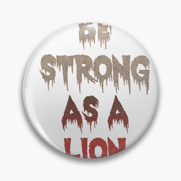 Item preview, be strong as a lion designed and sold by earth wings.