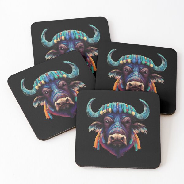 Item preview, Colorful Buffalo designed and sold by JoseloRochaArt.