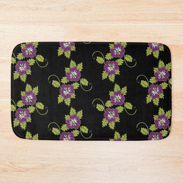 Item preview, Dark purple wild pansy flower illustration, double bloom designed and sold by AngelDawnDesign.
