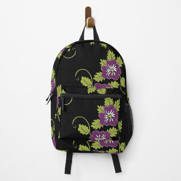 Item preview, Dark purple wild pansy flower illustration, double bloom designed and sold by AngelDawnDesign.