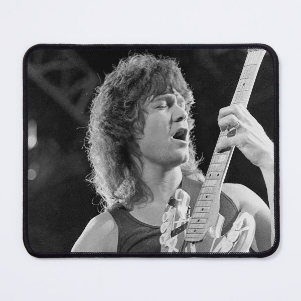 Item preview, Eddie VanHalen - BW Photograph designed and sold by ConcertImages.
