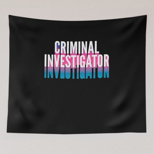 Item preview, Criminal Investigator With Long Gradient Shadow designed and sold by SVPOD.