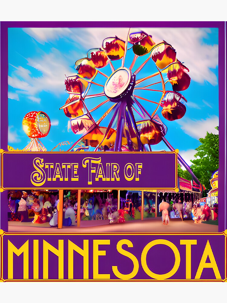 "Minnesota State Fair" Sticker for Sale by Redbubble