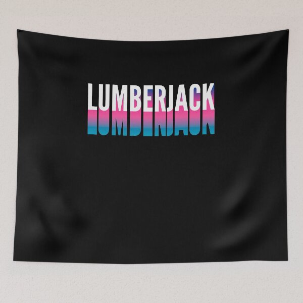 Item preview, Lumberjack With Long Gradient Shadow designed and sold by SVPOD.