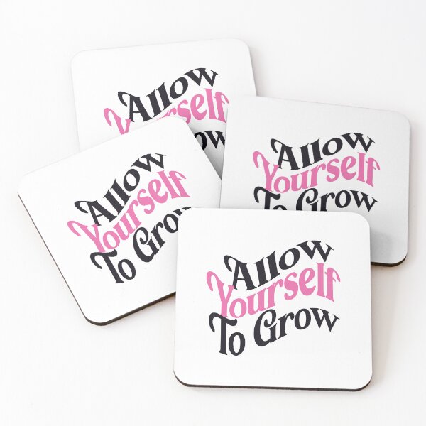 Item preview, Allow yourself to grow quote inspiration  designed and sold by Gracie_Designs.