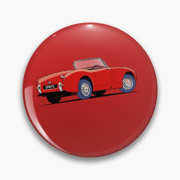 Item preview, Austin Healey bugeye Sprite in red designed and sold by Webazoot Industries - Car Art.