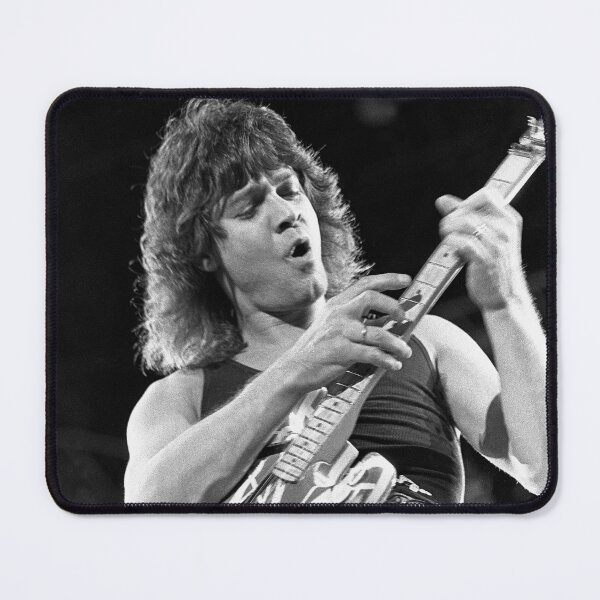 Item preview, Eddie VanHalen - BW Photograph designed and sold by ConcertImages.