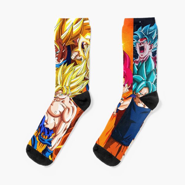 Dragon Ball Z Calcetines para Hombre, Diseño Goku Super Saiyan Calcetines  Altos Clasicos Set de 3, Regalos Hombre y Adolescentes, Talla EU 39/42 -  Blanco: : Moda