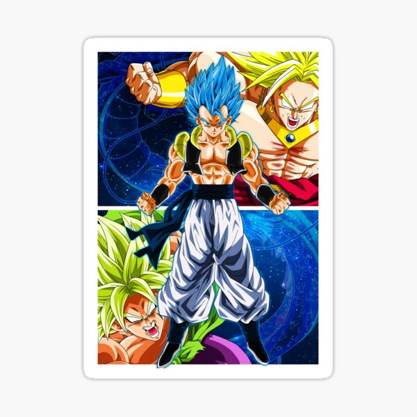 DBS Broly vs. Gogeta Blue A4 Printout