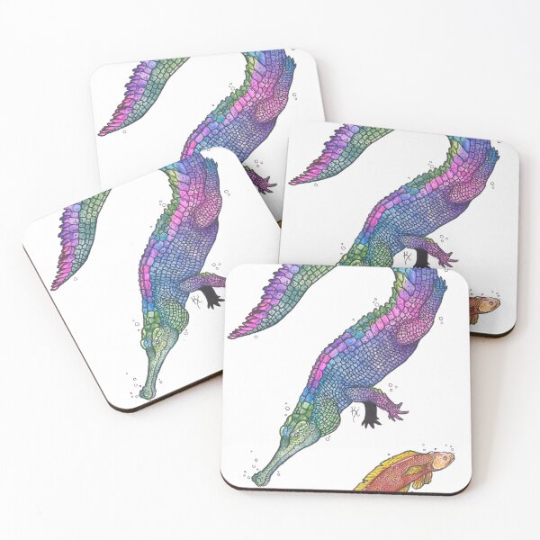 Item preview, Indian Gharial & Snake Headed Fish designed and sold by Katscales86.