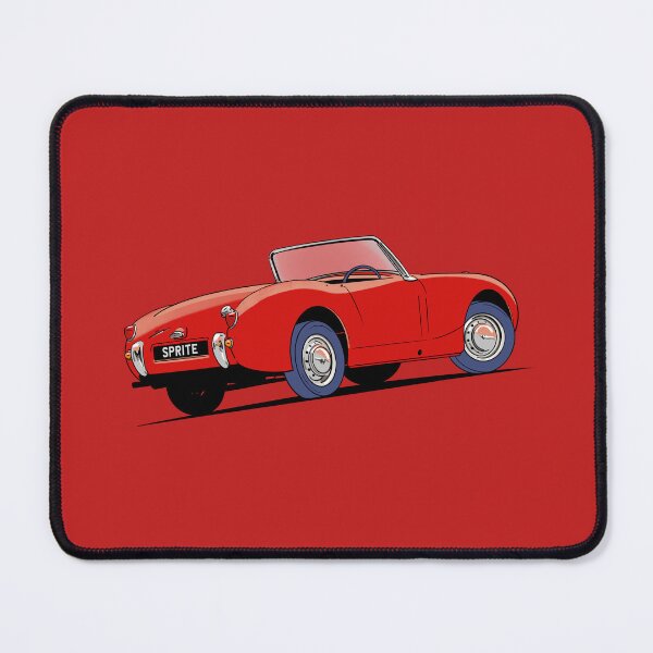 Item preview, Austin Healey bugeye Sprite in red designed and sold by Webazoot Industries - Car Art.