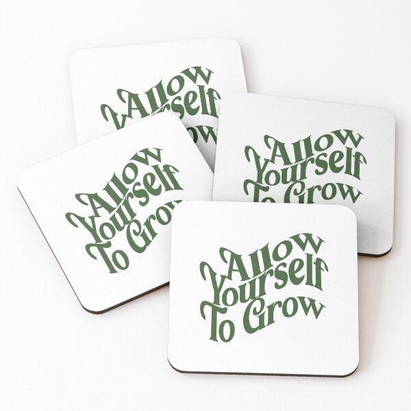 Item preview, allow yourself to grow quote inspiration  designed and sold by Gracie_Designs.