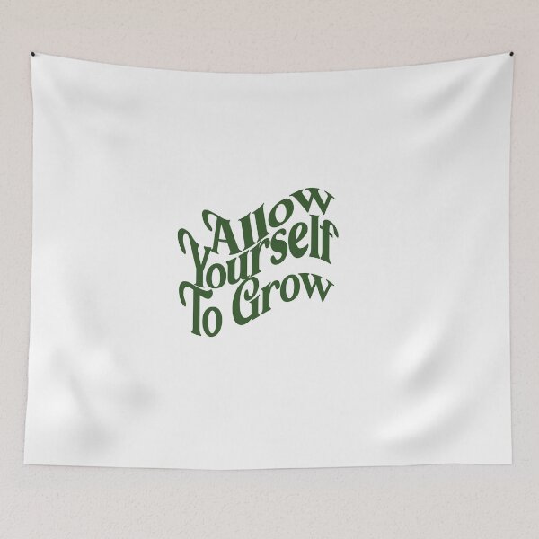 Item preview, allow yourself to grow quote inspiration  designed and sold by Gracie_Designs.