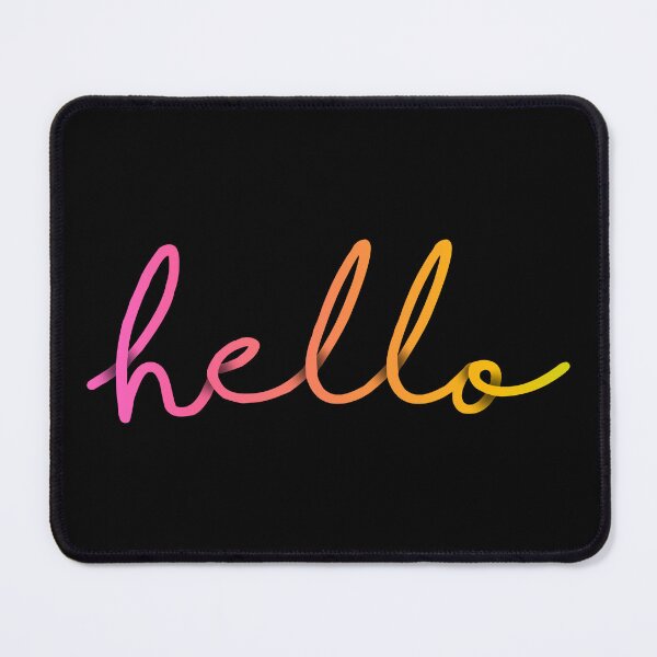 Item preview, Colourful Lettering Hello Sticker designed and sold by BlueSimon.