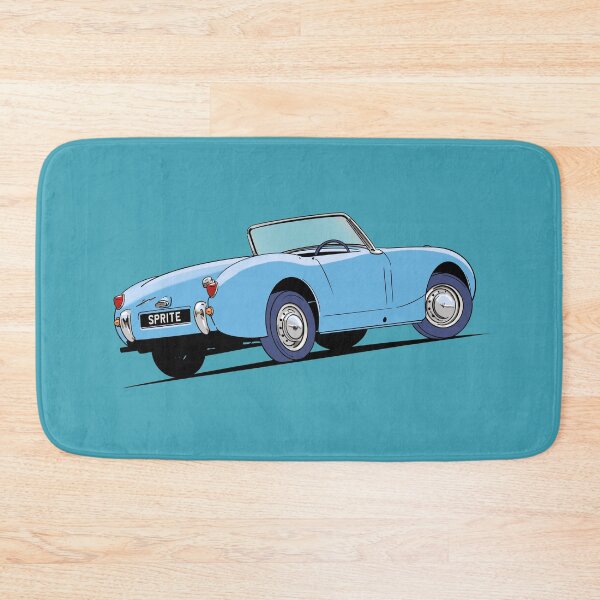 Item preview, Austin Healey 'frog eye' Sprite in Iris Blue designed and sold by Webazoot Industries - Car Art.