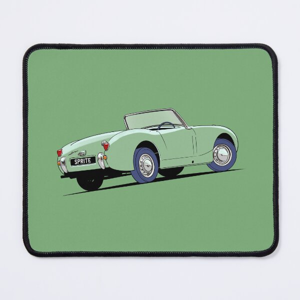Item preview, Austin Healey 'bug eye' Sprite in Light Leaf Green designed and sold by Webazoot Industries - Car Art.