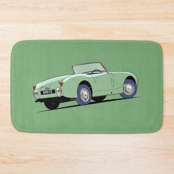 Item preview, Austin Healey 'bug eye' Sprite in Light Leaf Green designed and sold by Webazoot Industries - Car Art.