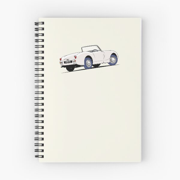 Item preview, Austin Healey 'frog eye' Sprite in White designed and sold by Webazoot Industries - Car Art.