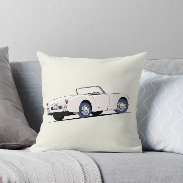 Item preview, Austin Healey 'frog eye' Sprite in White designed and sold by Webazoot Industries - Car Art.