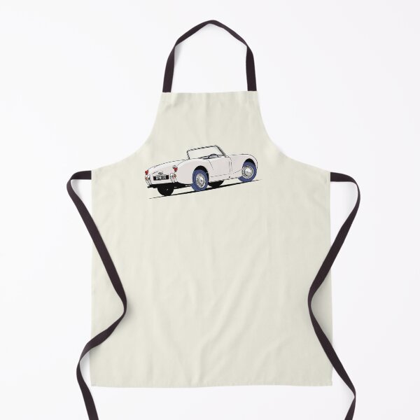 Item preview, Austin Healey 'frog eye' Sprite in White designed and sold by Webazoot Industries - Car Art.