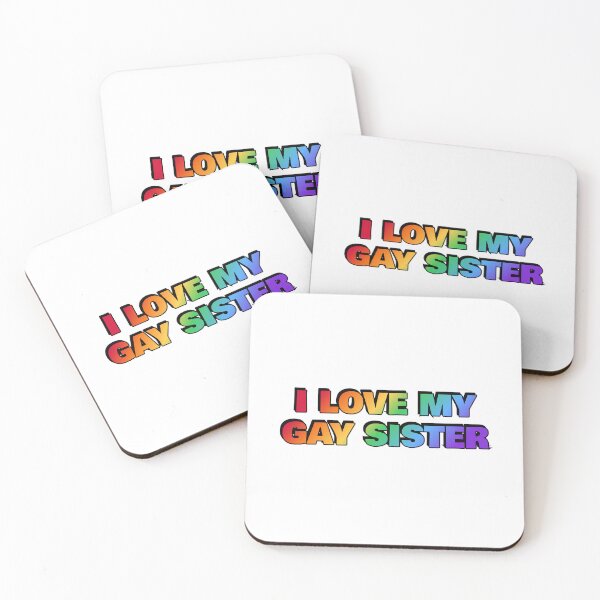 Item preview,  I love my gay sister PRIDE MERCH - Lesbian sister designed and sold by Inspirationmotivation.