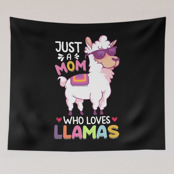 Item preview, Just A Mom Who Loves Llamas Cute Llama Lover Mothers Day designed and sold by haselshirt.