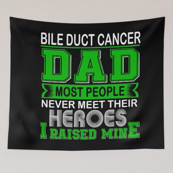Item preview, Proud Bile Duct Cancer Dad Most People Never Meet Their Heroes I Raise Mine designed and sold by frechettee.