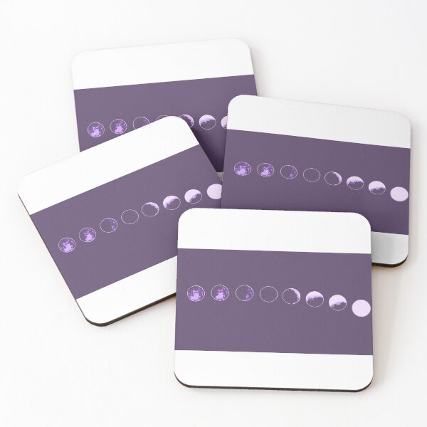 Item preview, Pixelated Phases Of The Moon designed and sold by TeaBagKitten.