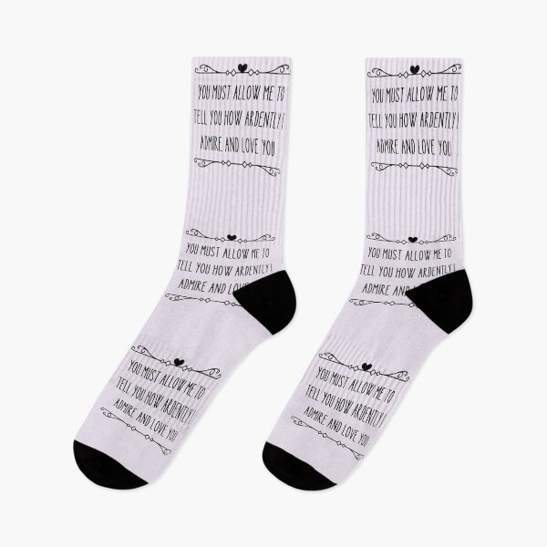 Item preview, Jane Austen Pride and Prejudice Mr. Darcy Quote - You must allow me to tell you how ardently I admire and love you designed and sold by violet-hope.