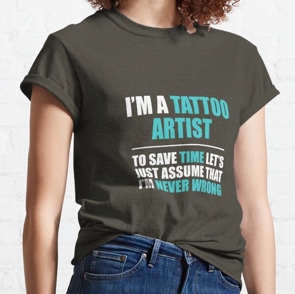 Tattoo Artist Men Funny T Shirts Redbubble - t shirt de roblox tatuajes
