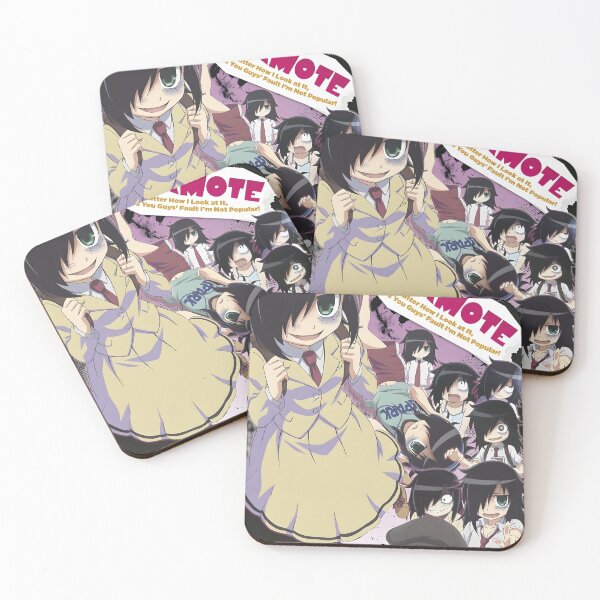 Item preview, WATAMOTE Tomoko Kuroki poster designed and sold by blayse.